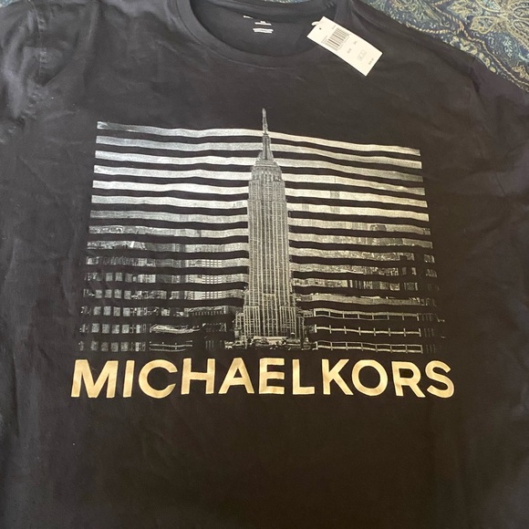 Nwt Mens Michael Kors black T-shirt. Sz.3xl - Picture 5 of 5